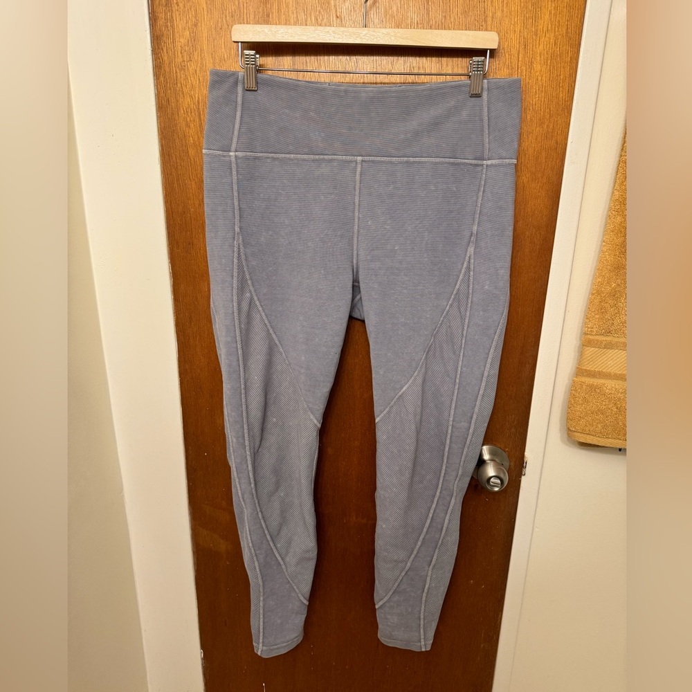Lululemon Athletica Gray High-Waist Leggings